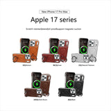 Magnetic Rotat Bracket Leather Case For iPhone