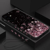 Luxury Sakura Lanyard Case For Samsung