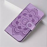 Luxury Leather Wallet Flip Stand Case For Samsung