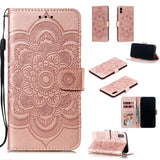 Luxury Leather Wallet Flip Stand Case For Samsung