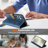 Wallet Flip Leather Case For Samsung