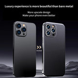 Luxury Plating Genuine Cowhide Leather Case for iPhone