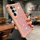 Magsafe Magnetic Glitter Clear Case for Samsung