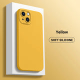 Fluff Protective Soft Liquid Silicone Case for iPhone