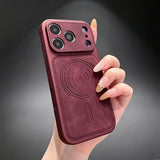 Retro Original Colors Leather Matte Case for iPhone