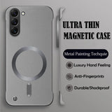 Luxury Ultra Hard PC Magnetic Bumper Case For Samsung