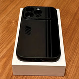 Black Stripe Pattern Shockproof Soft Case For iPhone