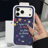 Colorful Stars Print Silicone Case For iPhone