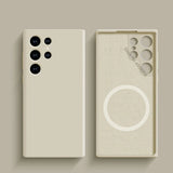 Liquid Silicone Magnetic Shockproof Case For Samsung