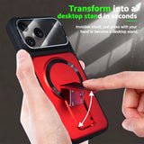 Folding Stand Magnetic Phone Case For iPhone