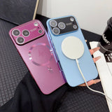 Magnetic Luxury Frosted Bumper Case For iPhone