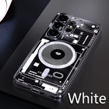 Clear Magnetic Circuit Board Case For Samsung