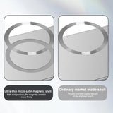 Ultra Thin Metallic Paint Magnetic Frameless Case For Samsung