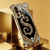Crown Electroplated Glass Case for Samsung