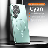 Luxury Plating Magnetic Camera Lens Case for Samsung