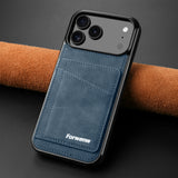 Luxury Retro Leather Business Case for iPhone