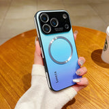 Luxury Magnetic Gradient Streaming Case For iPhone