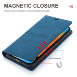 Leather Flip Wallet Magnetic Cards Holder Case for iPhone