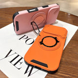 Rotating Flip Full Lens Protection Magnetic Case For iPhone
