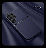 Business Leather Magnetic Stand Case For Samsung