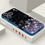 Cherry Blossom Wrist Strap Soft Case For iPhone