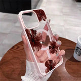 Red Lily Flower Magnetic Case for iPhone