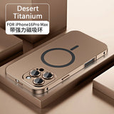 Aluminum Metal Frame Magnetic Case For iPhone