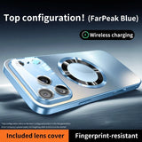 Luxury Glass Magnetic Shockproof Case For iPhone