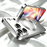 Luxury Plating Matte Magnetic Case For iPhone