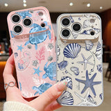 Whale Patterned Magnetic Shockproof Lens Case For iPhone