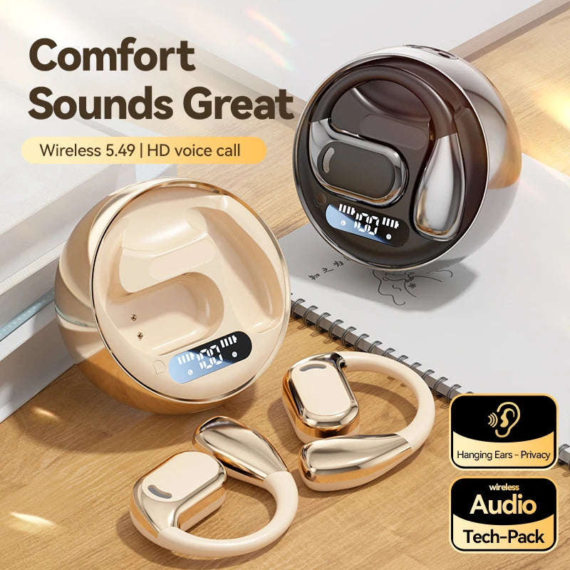 Round Design Dynamic Essence Waterproof Bluetooth Earphone