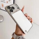 Ultra Thin Plating Clear Hard Frameless Case For iPhone