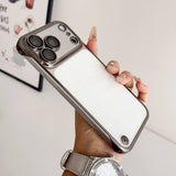 Ultra Thin Plating Clear Hard Frameless Case For iPhone