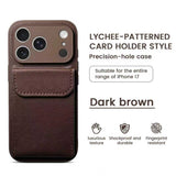 Shockproof  Card Holder Wallet Leather Case For iPhone