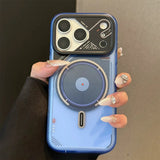 Luxury High Tech Skin Feel Magnetic Case For iPhone