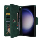 Wallet Multi-card Zipper Leather Case for Samsung