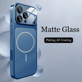 Magsafe Original Glass Nano Matte Case For iPhone