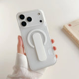 Translucent Grip Holder Card Slot Shockproof Case for iPhone
