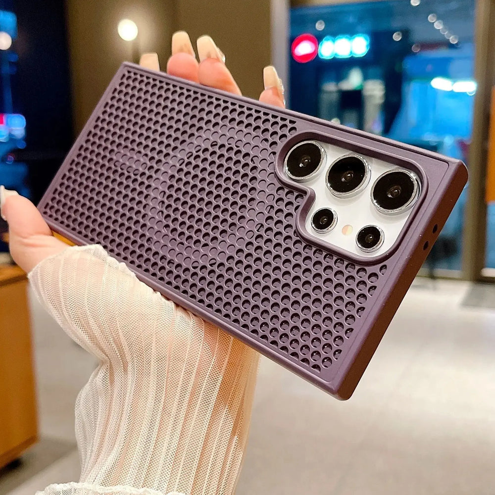 Heat Dissipation Honeycomb Magnetic Case For Samsung