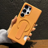 Ring Holder Card Slot Magnetic Case For Samsung