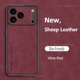 Luxury Leather Shockproof Case For iPhone