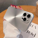 Luxury Laser Aurora CD Pattern Matte Case For iPhone