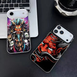 Ghost Face Samurai Case For iPhone