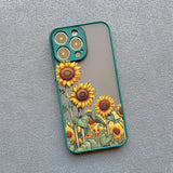 Plain Daisies Flower Shockproof Case For iPhone