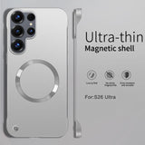 Ultra Thin Metallic Paint Magnetic Frameless Case For Samsung