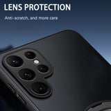 Magnetic Stand Ring Holder Lens Frosted Case for Samsung