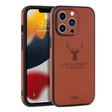 Luxury Business Leather Bumper Case For iPhone