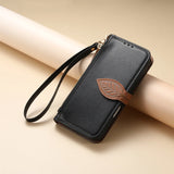 Wrist Strap Zipper Wallet Case for IPhone