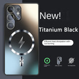 Ultra-thin Matte Magnetic Glass Case For Samsung
