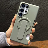 Ring Holder Card Slot Magnetic Case For Samsung